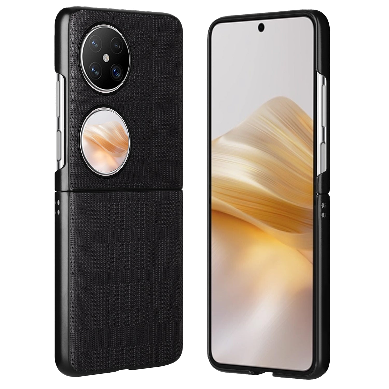 VILI TH Series for Huawei Pocket 2 Case PU Leather Coated PC+TPU Protective Phone Cover VILI TH Series for Huawei Pocket 2 Case PU Leather Coated PC+TPU Protective Phone Cover